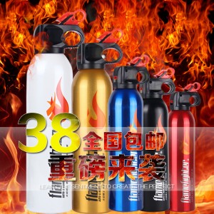 新ABC車載干粉滅火器500g帶支架
