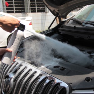新ABC車載干粉滅火器500g帶支架